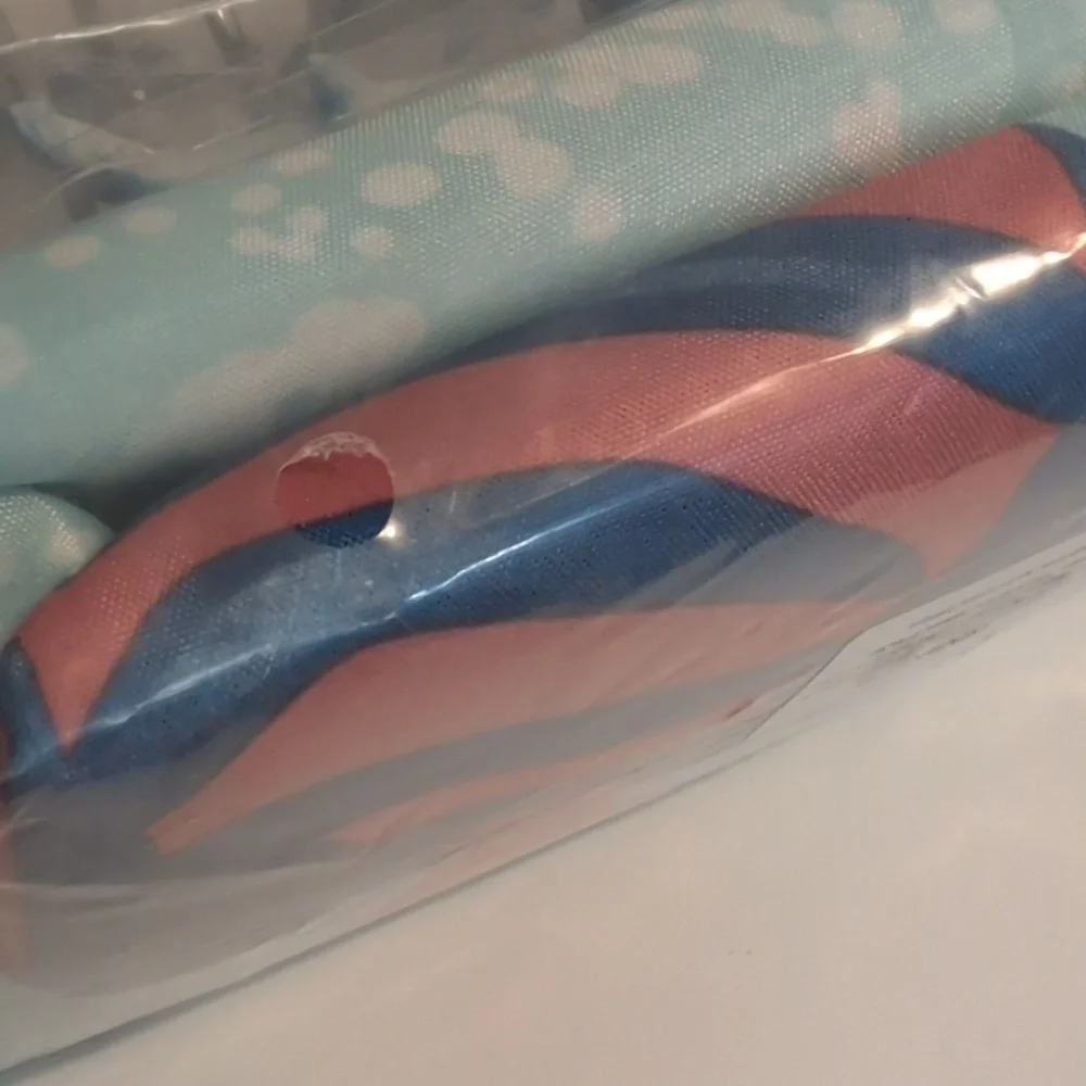 Dolphin‎ Fish Ocean Shower Curtain And Hook Set Nip